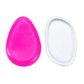 Silicone Makeup Sponge (2-Pack), Reusable Non-Absorbent Makeup Blender for Liquid, Cream & Powder, Latex-Free Foundation Applicator, Easy to Rinse & Reusable