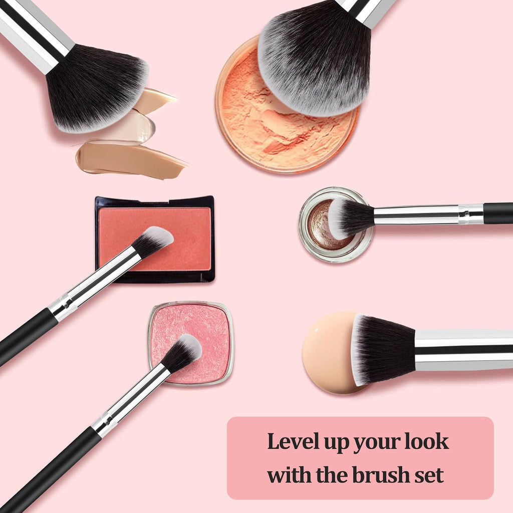 Makeup Brushes Set Gifts for Women, Christmas Stocking Stuffers for Women Teen Girls Wife Sister 13 Pcs Premium Kit with Foundation Concealer Blush Sponge Professional Beauty Blenders Accessories